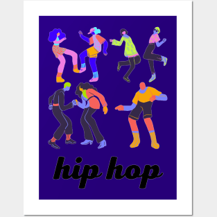 hip hop party Posters and Art